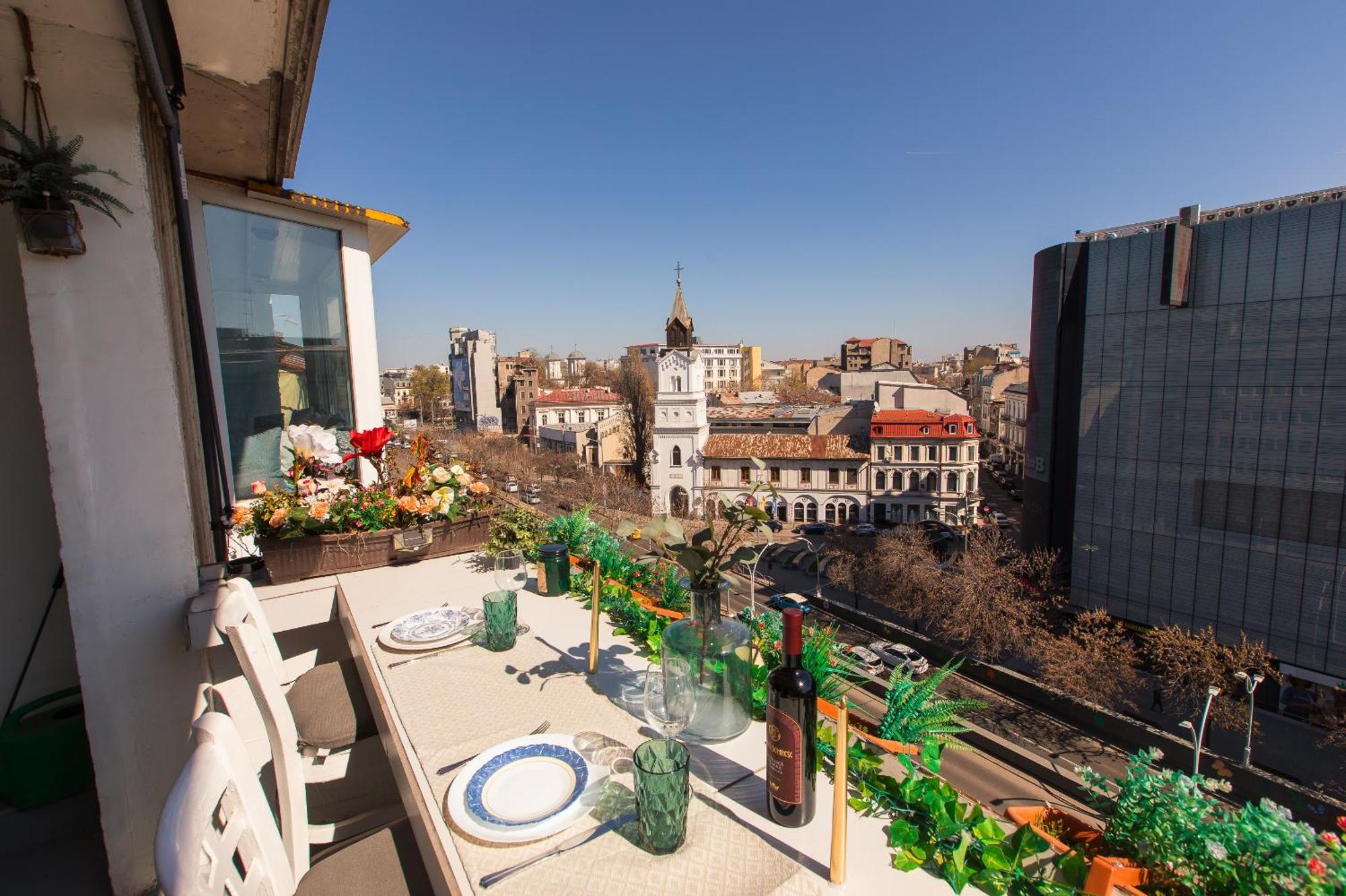 Old Town Apartment With Amazing View From The Balcony Bucareste Exterior foto