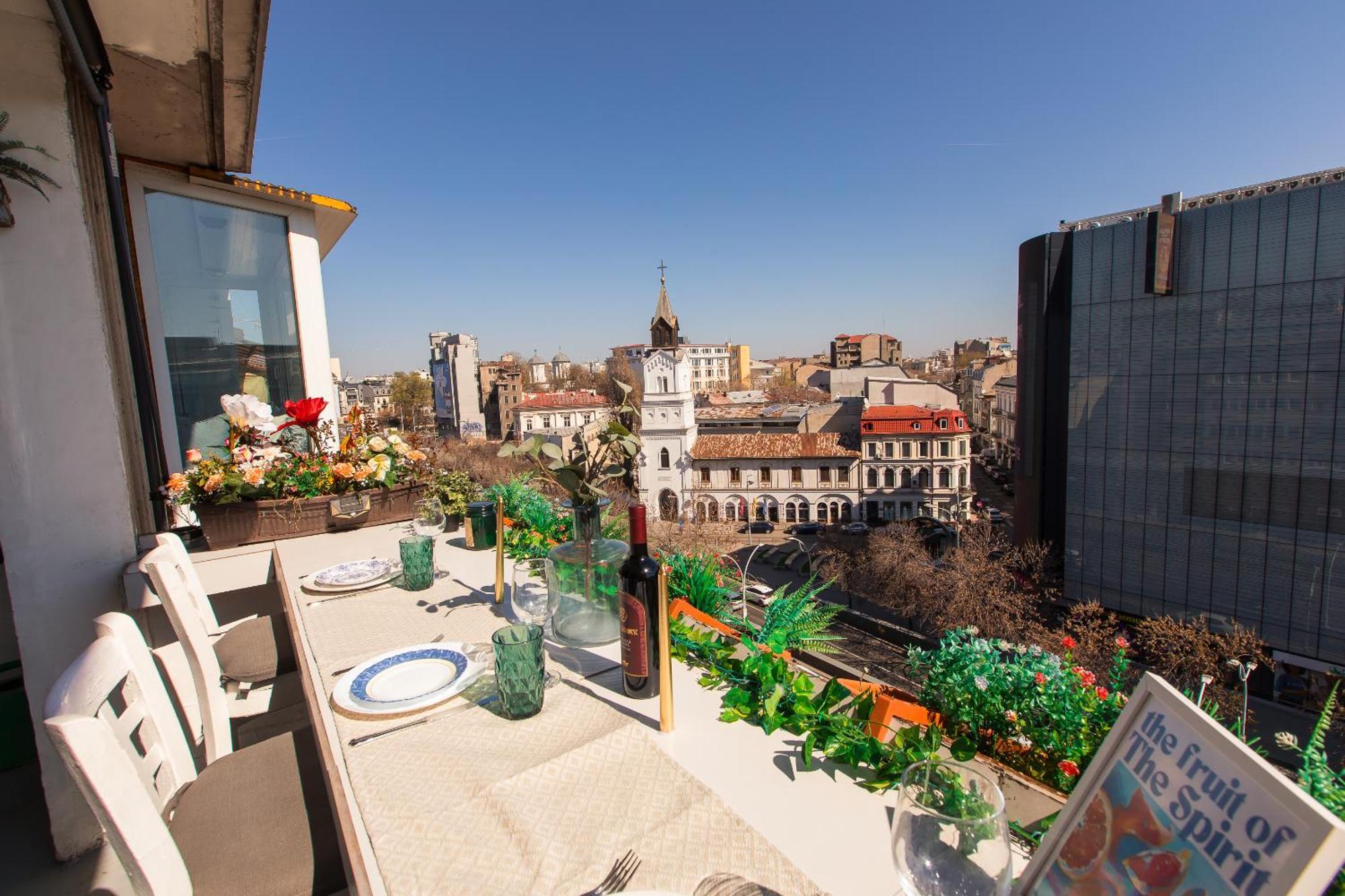 Old Town Apartment With Amazing View From The Balcony Bucareste Exterior foto